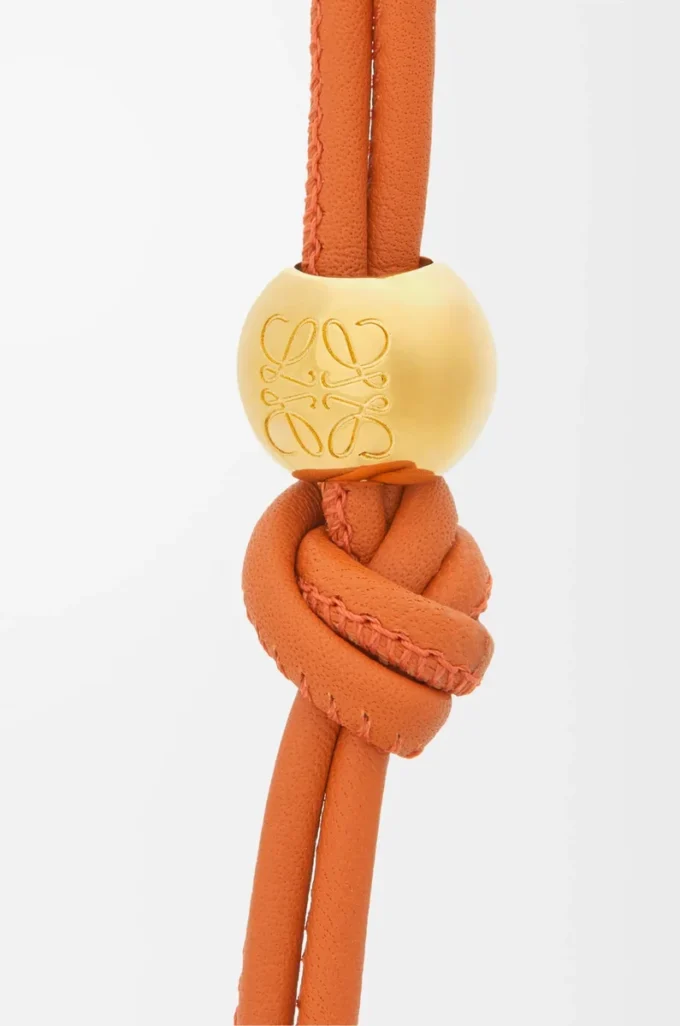 Lanière personnalisable en cuir de veau classique Maple Orange