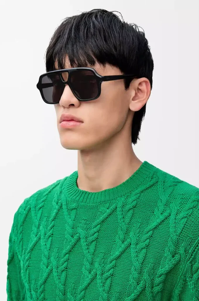 Lunettes de soleil Aviator Slim Black