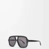 Lunettes de soleil Aviator Slim Black