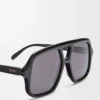 Lunettes de soleil Aviator Slim Black