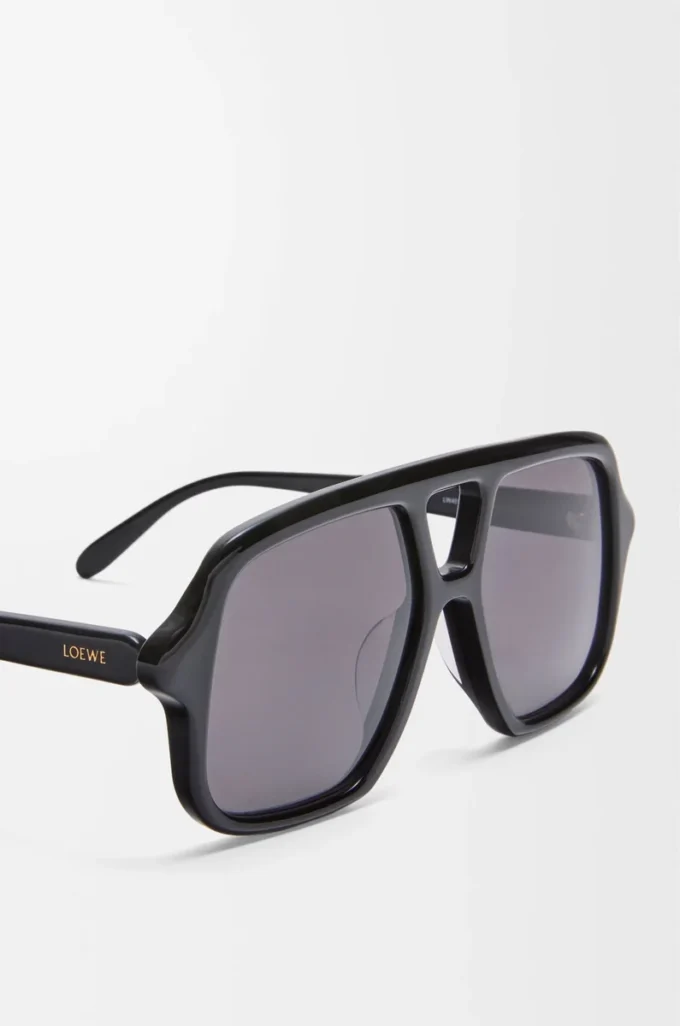 Lunettes de soleil Aviator Slim Black