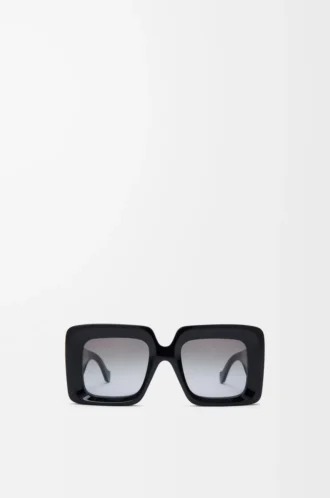 Lunettes de soleil Beveled Square Maxi Anagram Noir