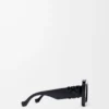 Lunettes de soleil Beveled Square Maxi Anagram Noir