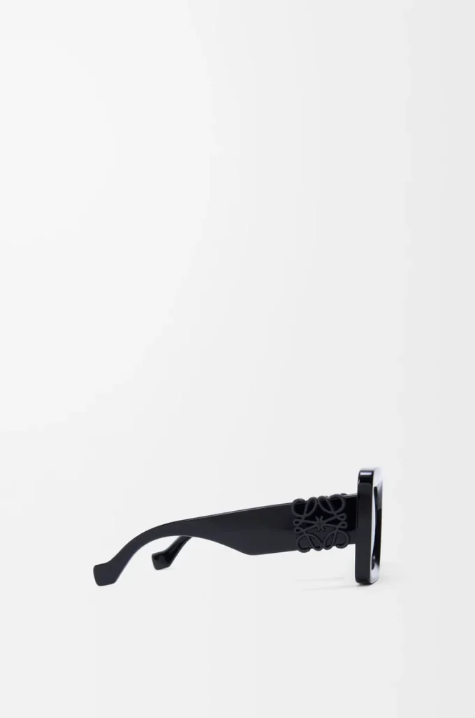 Lunettes de soleil Beveled Square Maxi Anagram Noir