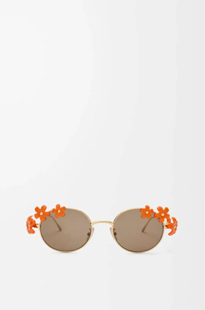 Lunettes de soleil Daisy Field Orange