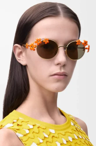 Lunettes de soleil Daisy Field Orange
