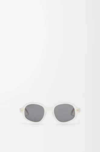 Lunettes de soleil Delta Slim ivoire laiteux