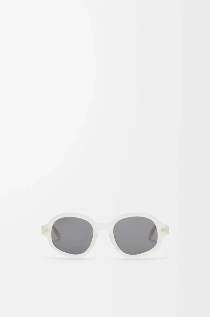 Lunettes de soleil Delta Slim ivoire laiteux Lunettes de soleil Delta Slim ivoire laiteux