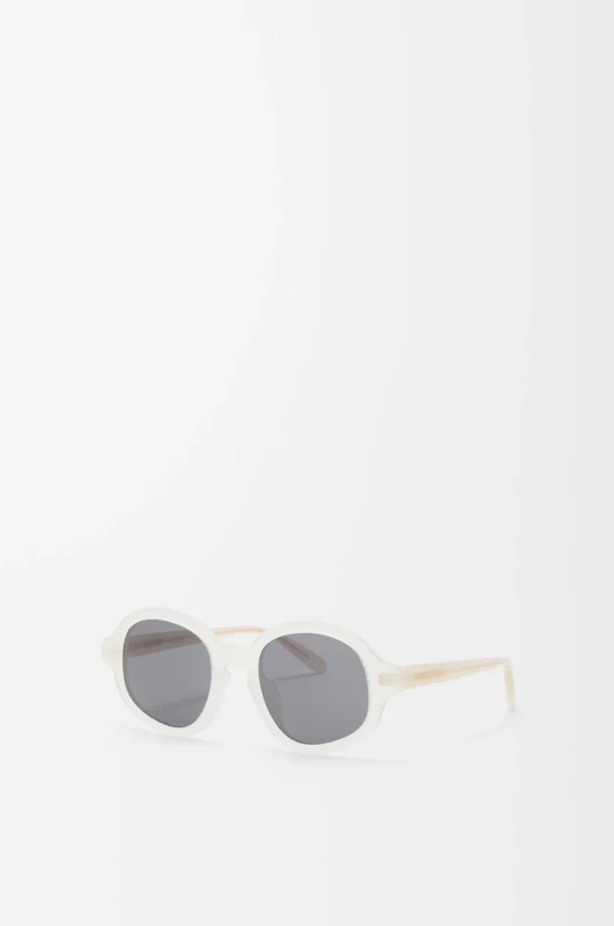 Lunettes de soleil Delta Slim ivoire laiteux Lunettes de soleil Delta Slim ivoire laiteux