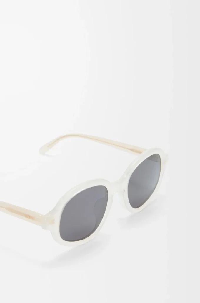 Lunettes de soleil Delta Slim ivoire laiteux Lunettes de soleil Delta Slim ivoire laiteux