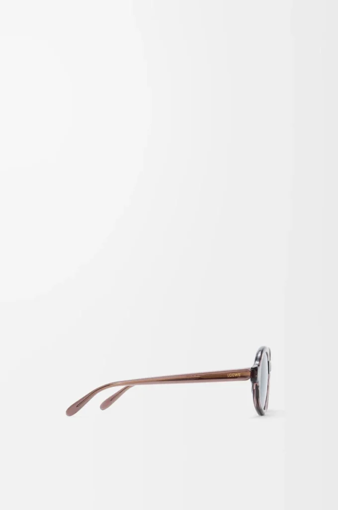 Lunettes de soleil Delta Slim Transparent Brown
