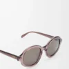 Lunettes de soleil Delta Slim Transparent Brown