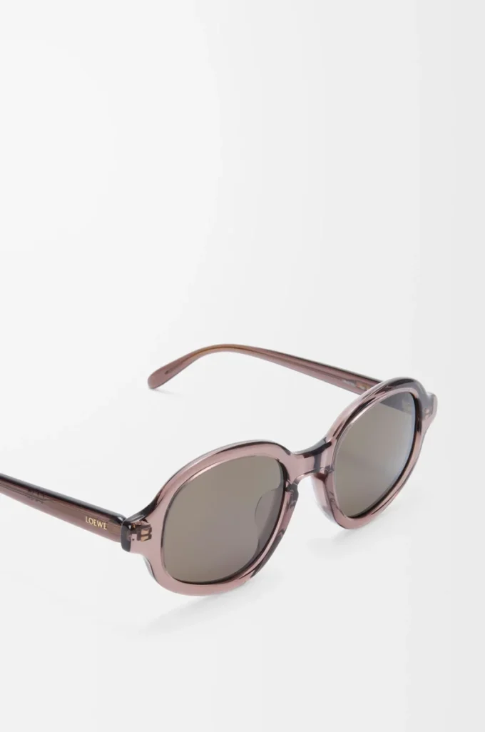 Lunettes de soleil Delta Slim Transparent Brown