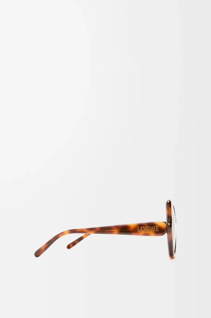 Lunettes de soleil fantaisie fines Havana