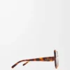 Lunettes de soleil fantaisie fines Havana