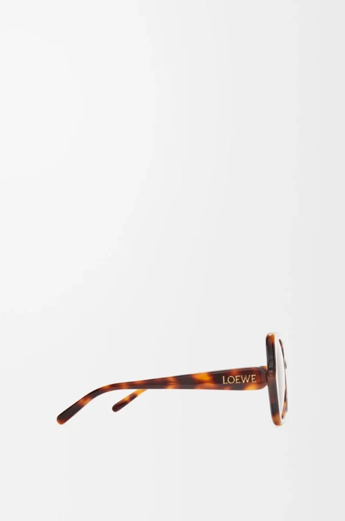 Lunettes de soleil fantaisie fines Havana