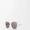 Lunettes de soleil Fantasy Slim Blanc/Ivoire Lunettes de soleil Fantasy Slim Blanc/Ivoire