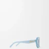 Lunettes de soleil Flower Bleu clair