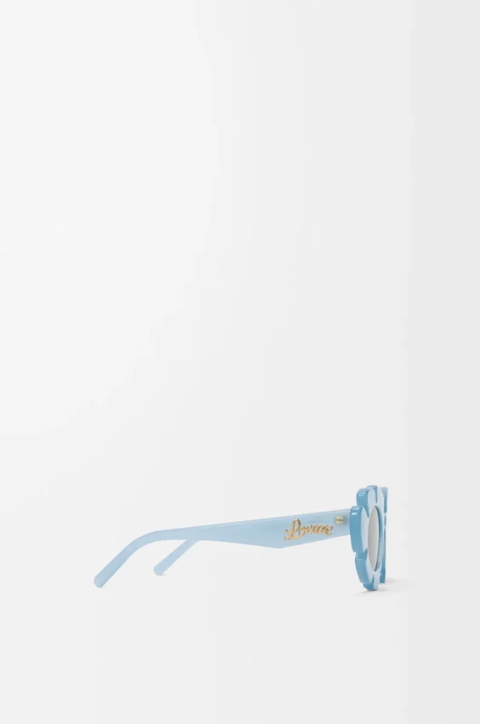 Lunettes de soleil Flower Bleu clair