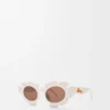 Lunettes de soleil Flower ivoire