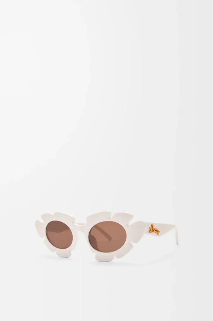 Lunettes de soleil Flower ivoire
