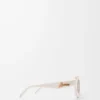 Lunettes de soleil Flower ivoire