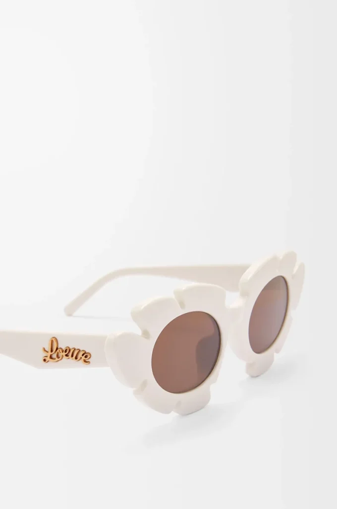Lunettes de soleil Flower ivoire