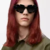 Lunettes de soleil Flower Noir