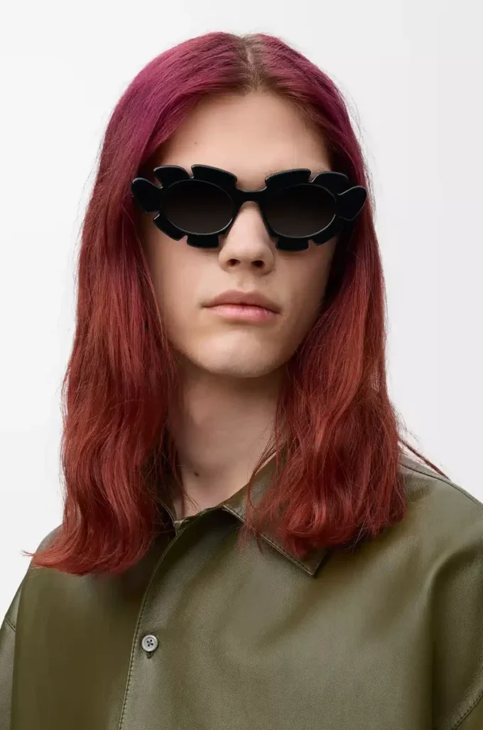Lunettes de soleil Flower Noir
