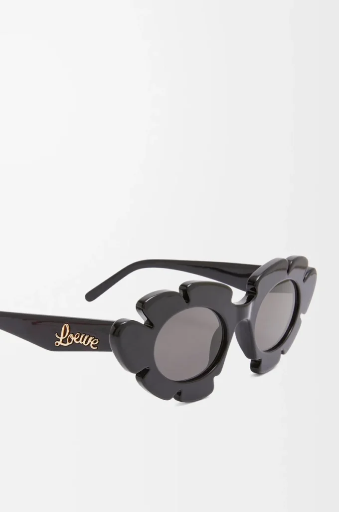 Lunettes de soleil Flower Noir