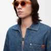 Lunettes de soleil Flower Orange transparent