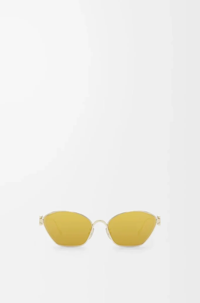Lunettes de soleil hexagonales Anagram Gold