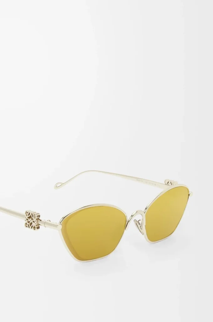 Lunettes de soleil hexagonales Anagram Gold