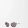 Lunettes de soleil hexagonales Anagram Smoke Moka