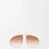 Lunettes de soleil Hillock Brun dégradé