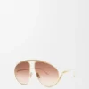 Lunettes de soleil Hillock Brun dégradé