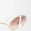 Lunettes de soleil Hillock Brun dégradé