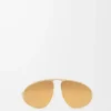 Lunettes de soleil Hillock dorées