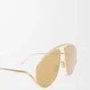 Lunettes de soleil Hillock dorées
