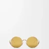 Lunettes de soleil Island dorées