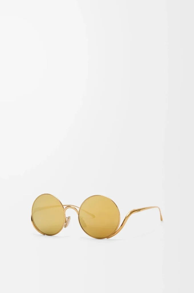 Lunettes de soleil Island dorées