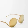 Lunettes de soleil Island dorées