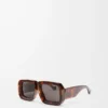Lunettes de soleil masque de plongée Paula&rsquo;s Ibiza Shiny Classic Havana