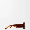 Lunettes de soleil masque de plongée Paula&rsquo;s Ibiza Shiny Classic Havana