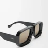 Lunettes de soleil masque Paula&rsquo;s Ibiza Dive en noir/argent