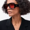 Lunettes de soleil masque Paula&rsquo;s Ibiza Dive Shiny Black