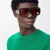 Lunettes de soleil masque Paula&rsquo;s Ibiza Dive Shiny Black