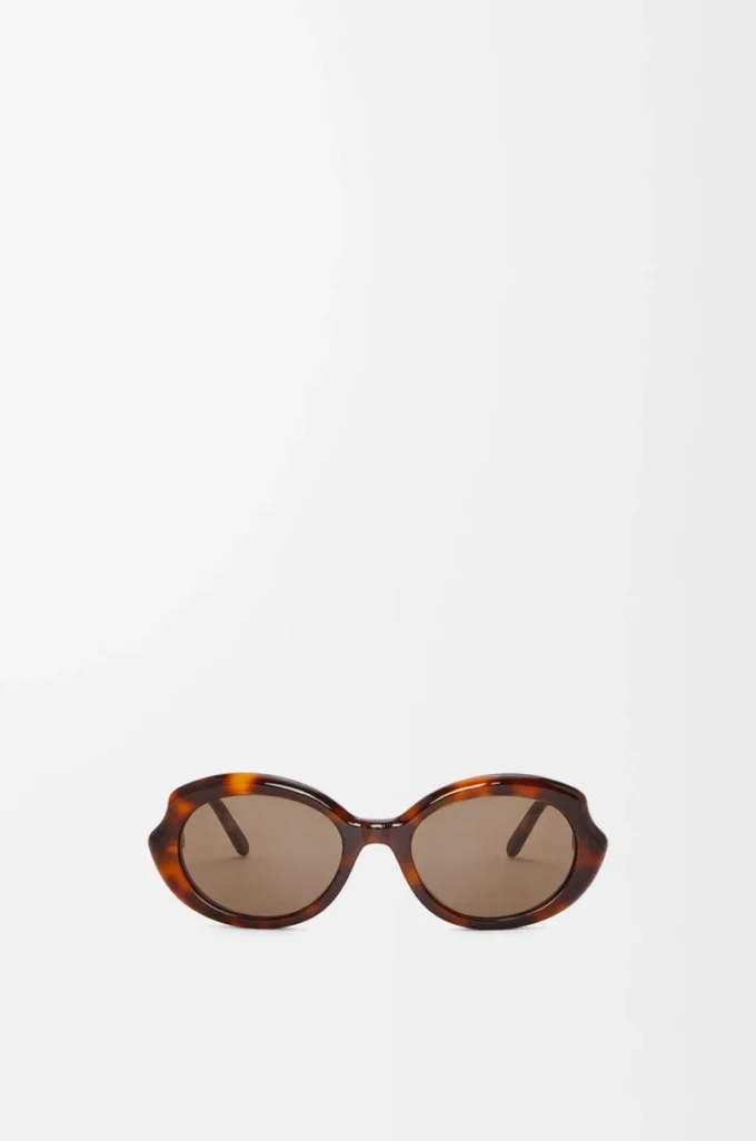 Lunettes de soleil Mini Oval Slim Havana