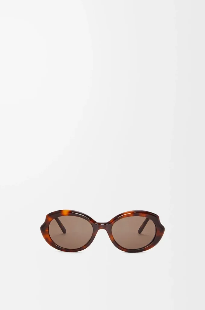 Lunettes de soleil Mini Oval Slim Havana