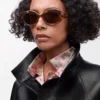 Lunettes de soleil Mini Oval Slim Havana